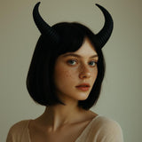 Subtle Demon Horns | 3D Printed Gothic Cosplay Horns | Fantasy Costume Headpiece