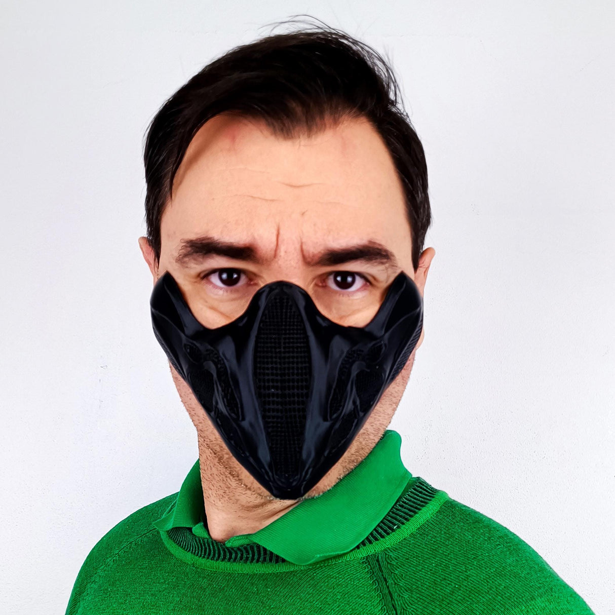 Cyberpunk Mask | Tactical Cosplay Futuristic Warrior Mask | 3D Printed Sci-Fi Face Mask | Cyber Ninja Post Apocalyptic Mask | Assassin Mask