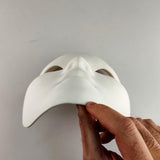 Japanese Ghost Mask | Horror Cosplay Mask | 3D Printed Theater Mask | Gothic Phantom Haunting Halloween Mask | Creepy Spirit Mask