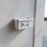 3D Printed Tool Wall Organizer Shelf | Minimal Garage Storage Bin with Wrench Icon | Modern Floating Caddy for Workshop and Utility Rooms