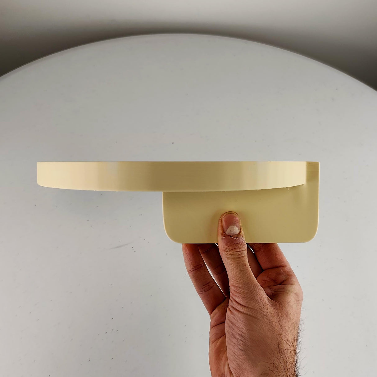Nautilus Wall Shelf | Spiral Floating Shelfs | 3D Printed Geometric Wall Art