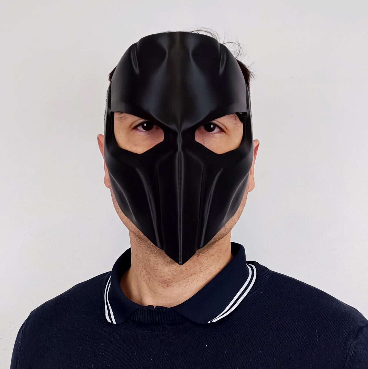 Supervillain Mask | Tactical Cosplay Horror Face Mask | 3D Printed Comic Book Villain Mask | Skull Warrior Armor Costume Dystopian Mask