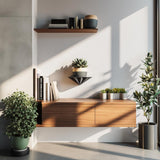 3D Printed Shelf | Geometric Pyramid Wall Shelf | Modern Floating Shelf for Plants | Minimalist Bookshelf | Unique Decorative Wall Decor