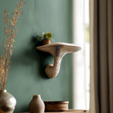 3D Printed Mushroom Shelf | Floating Wall Shelf | Organic Decor Nature Inspired Home Accent | Wall Mounted Shelf | Fungi Aesthetic Decor