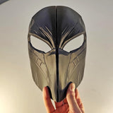 Futuristic Warrior Face Mask | Black 3D Printed Helmet | Cosplay Mask for Men