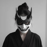 3D Printed Oni Mask | Japanese Demon Samurai Warrior Mask | Cosplay Fantasy Mask