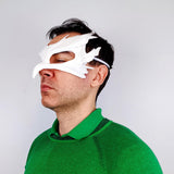 3D Printed Bird Mask | Fantasy Masquerade Elegant Plague Doctor Mask | Mystic Raven Mask | Cosplay Carnival Mask | Theatrical Venetian Mask