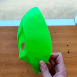 3D Printed Alien Mask | Futuristic Phantom Minimalist Sci-Fi Mask | Cyberpunk Cosplay Extraterrestrial Costume Mask