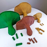 Mushroom Floating Wall Shelf | 3D Printed Organic Wall Decor | Nature Inspired Home Accent Modern Wall Mounted Shelf