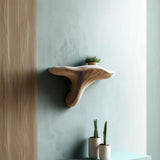 Mushroom Floating Wall Shelf | 3D Printed Organic Wall Decor | Nature Inspired Home Accent Modern Wall Mounted Shelf