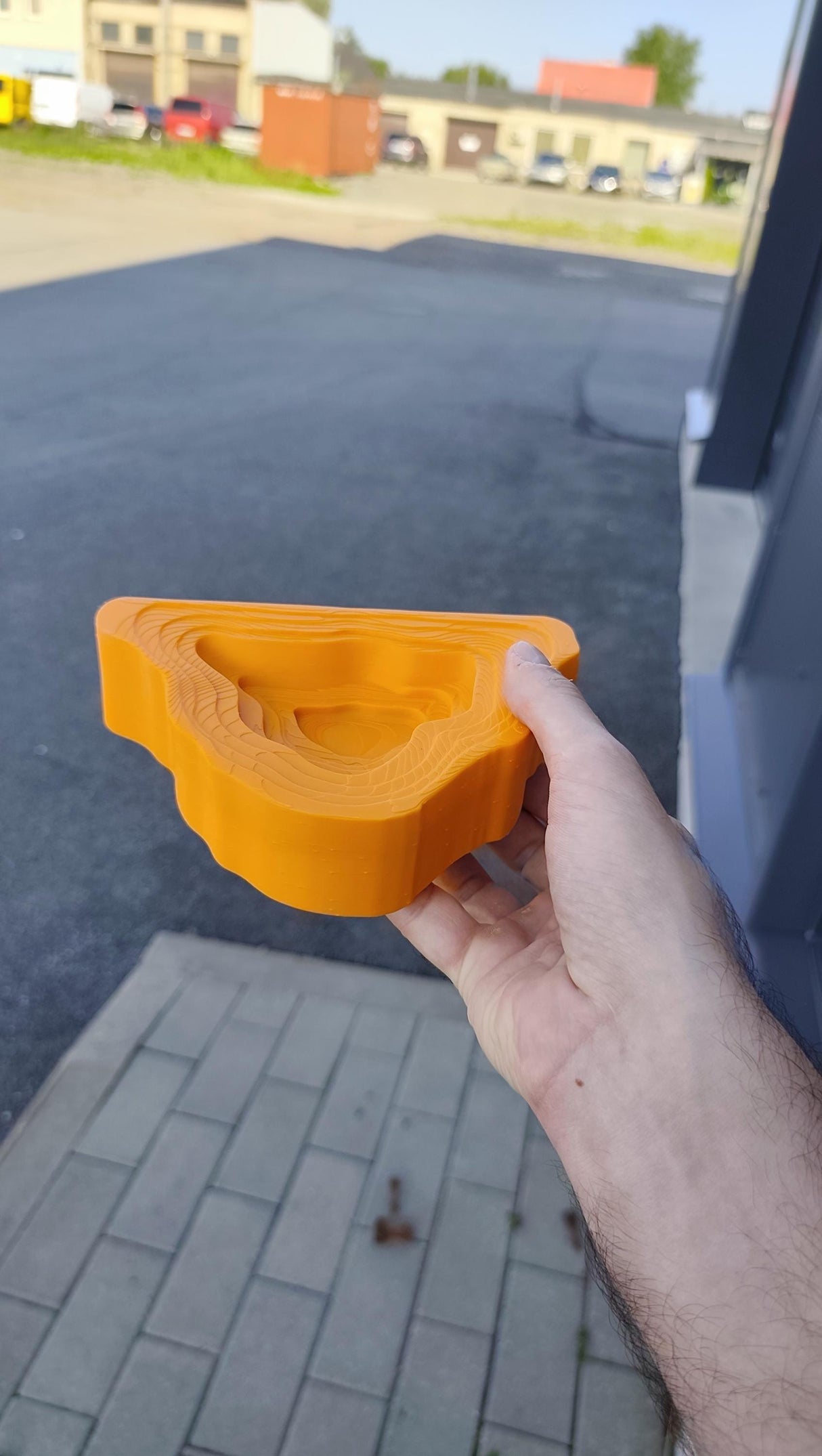 3D Printed Floating Shelf | Geometric Wall Modern Layered Design | Minimalist Home Decor | Sculptural Shelf Gift for Interior Design Lovers