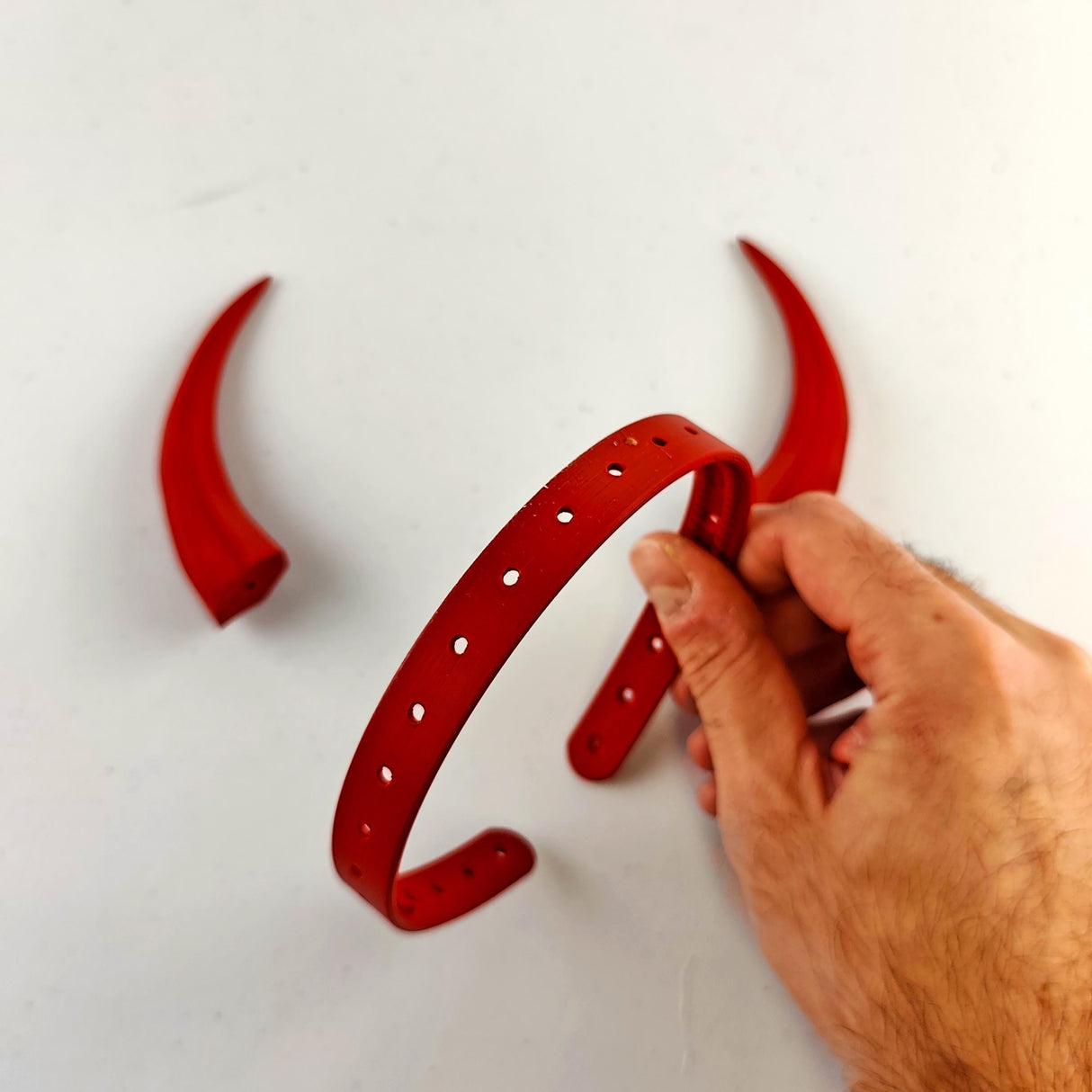 Demon Horns Headpiece | 3D Printed Gothic Costume Horns | Fantasy Cosplay Accessories