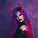 Demon Horns Headpiece | 3D Printed Cosplay Horns | Gothic Costume Accessories | Devil Horns for Halloween | Fantasy LARP Headdress