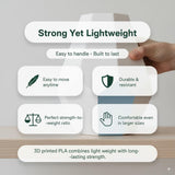 Wall Mounted Face Planter Shelf | 3D Printed Sculptural Wall Decor with Integrated Pot | Minimalist Artistic Wall Shelf for Modern Interiors