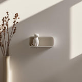 3D Printed Minimal Cat Wall Shelf | Sculptural Floating Ledge Display | Modern Wall Decor Accent for Books Plants and Cozy Home Interiors