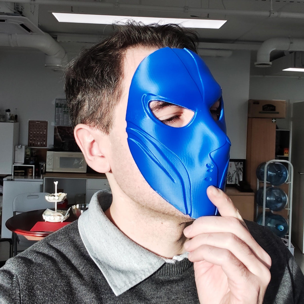 Tactical Phantom Mask | Stealth Assassin Mask | 3D Printed Horror Cosplay Mask