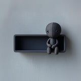 3D Printed Grim Stitch Doll Wall Shelf | Dark Fantasy Floating Ledge Display | Gothic Wall Decor Accent for Cozy Bedroom Gaming Room Office