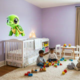 Cute 3D Sea Turtle Wall Decal | Nursery Ocean Decor