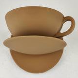 3D Printed Teacup Wall Shelf | Unique Floating Shelf Design | Modern Kitchen and Cafe Decor