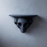3D Printed Alien Head Wall Shelf | Sci-Fi Horror Floating Ledge | Dark Fantasy UFO Decor for Gaming Room, Man Cave or Modern Interior