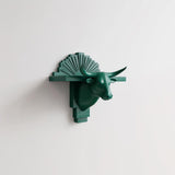3D Printed Bull Head Wall Shelf | Zodiac Taurus Floating Ledge | Art Deco Inspired Animal Decor for Astrology Lovers and Statement Interiors