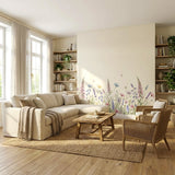 Wildflower Wall Decal | Watercolor Meadow Mural