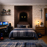 3D Mystery Tunnel Wall Decal | Dark Brick Hallway Mural