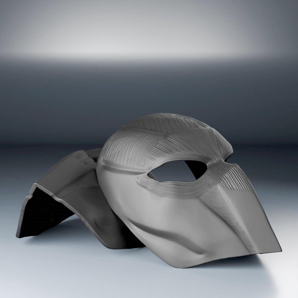 Futuristic Tactical Face Mask | Black 3D Printed Mask | Cosplay Helmet