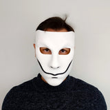 Smiling Phantom Mask | Creepy Halloween Mask | 3D Printed Anonymous Cosplay Mask