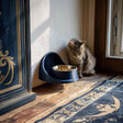 Alternate product view of 3D Printed Minimal Wall-Mounted Pet Bowl Holder.