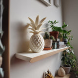 Geometric Pineapple Memorial Urn | 3D Printed Keepsake Ash Container | Modern Home Decor for Pet Remembrance Display Shelf Accent