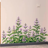 Melissa Wall Vinyl Decal | Lemon Balm Herb Sticker | Watercolor Botanical Plant Wall Art | Kitchen Garden Decor | Herbal Greenery