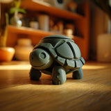 Turtle Memorial Urn with Lid | 3D Printed Pet Ashes Keepsake Container for Tortoise Remembrance Shelf Decor Tribute Gift and Display Accent