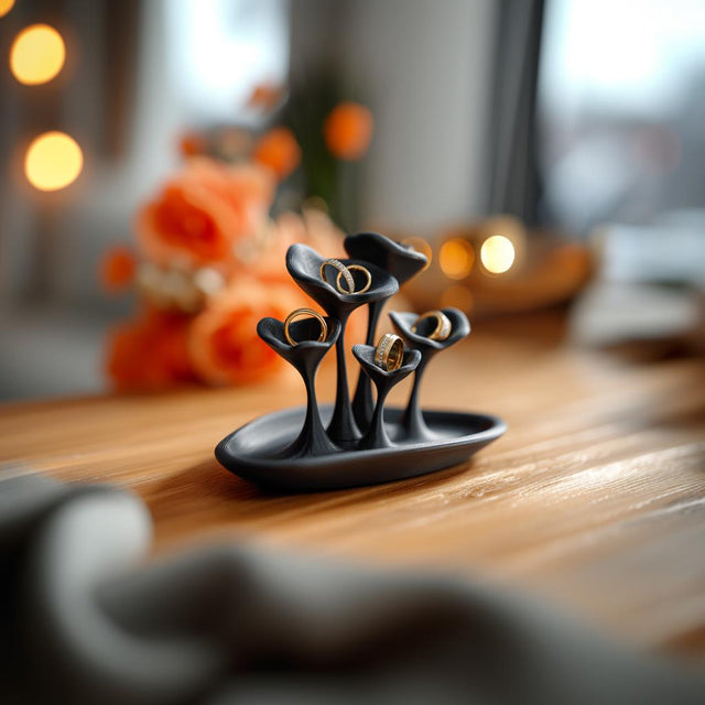 Alternate product view of Mushroom Jewelry Holder.
