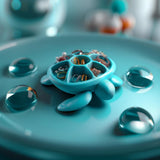 Turtle Jewelry Organizer | Sea Turtle Ring Holder | 3D Printed Earring Tray | Coastal Trinket Dish | Ocean Vanity Dresser Decor Gift For Her