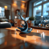 Whale Jewelry Holder | 3D Printed Ring Dish | Ocean Ring Stand Organizer | Earring Display Tray | Mermaid Tail Vanity Decor | Gift