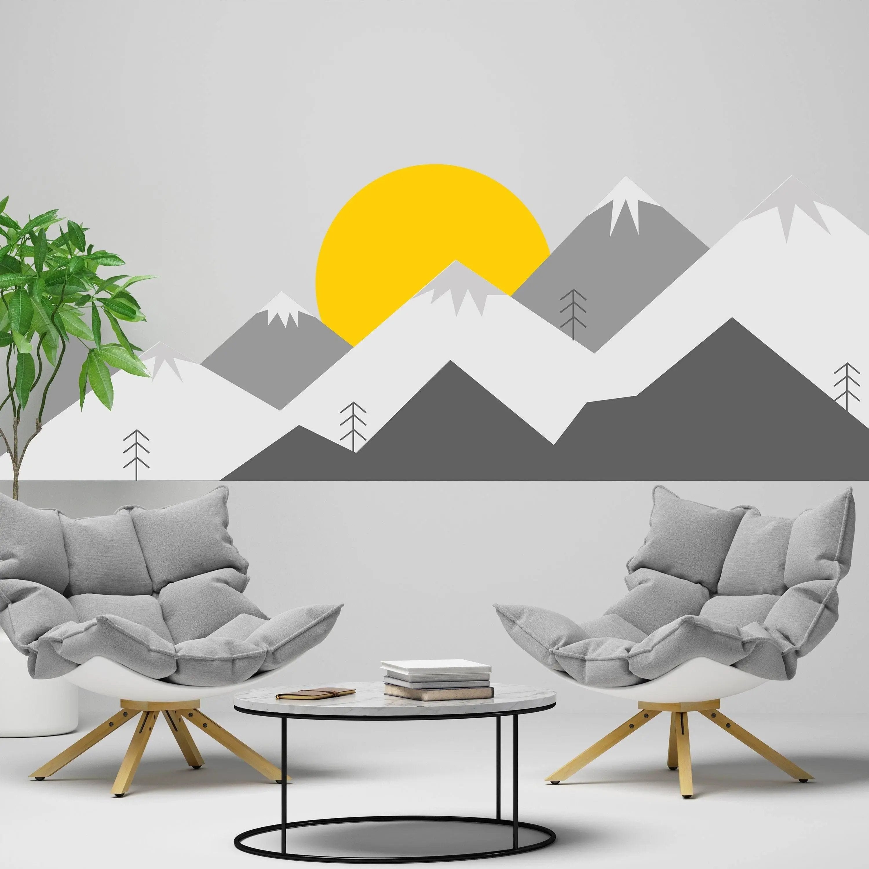 Majestic Nature-Inspired Wall Decal - Thumbnail 3