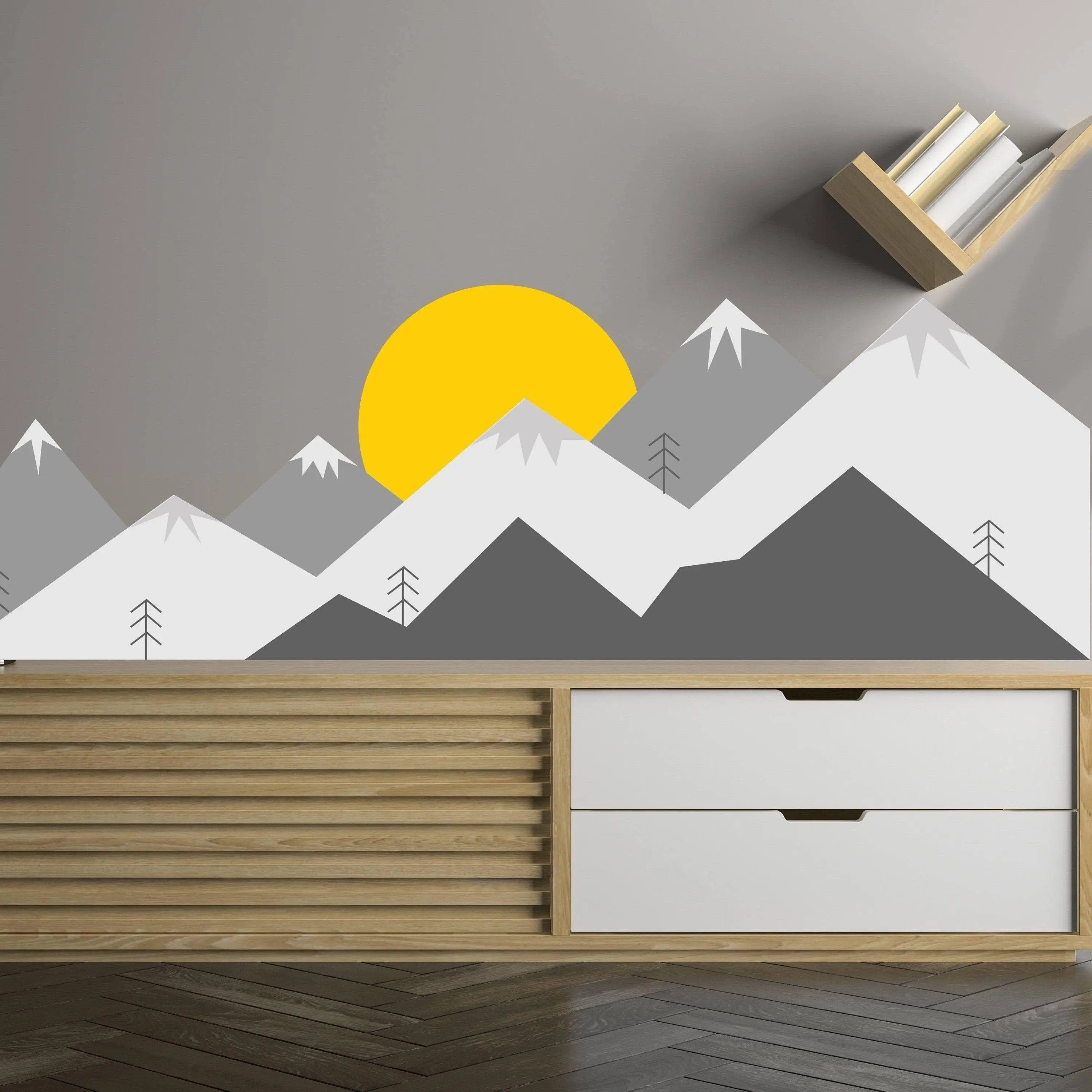 Majestic Nature-Inspired Wall Decal - Thumbnail 4
