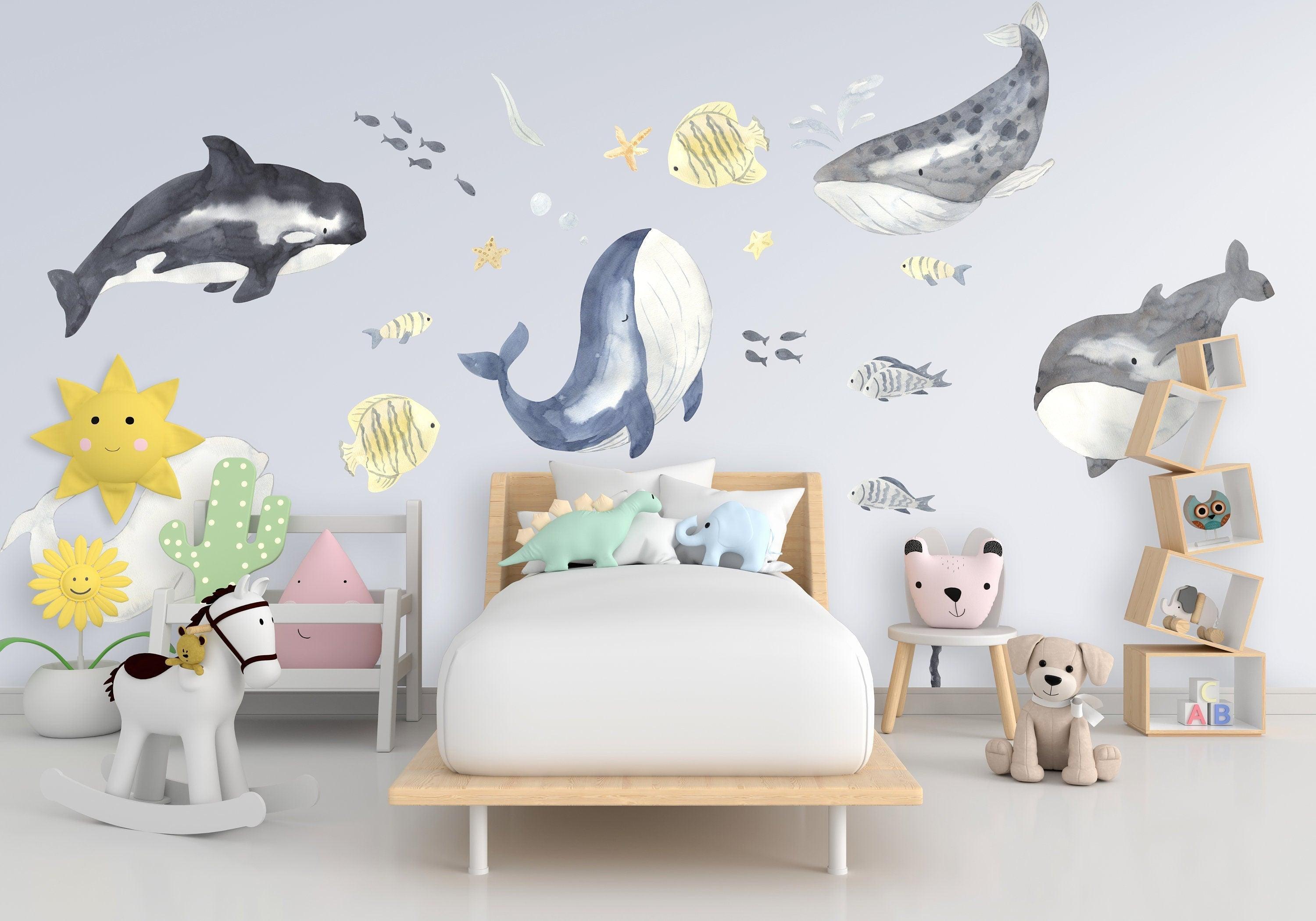 Ocean Themed Undersea Adventure Wall Sticker Decal Set