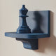 3D Printed Chess Queen Wall Shelf | Elegant Strategy Floating Ledge | Minimal Board Game Decor for Office, Study, Library or Gaming Room