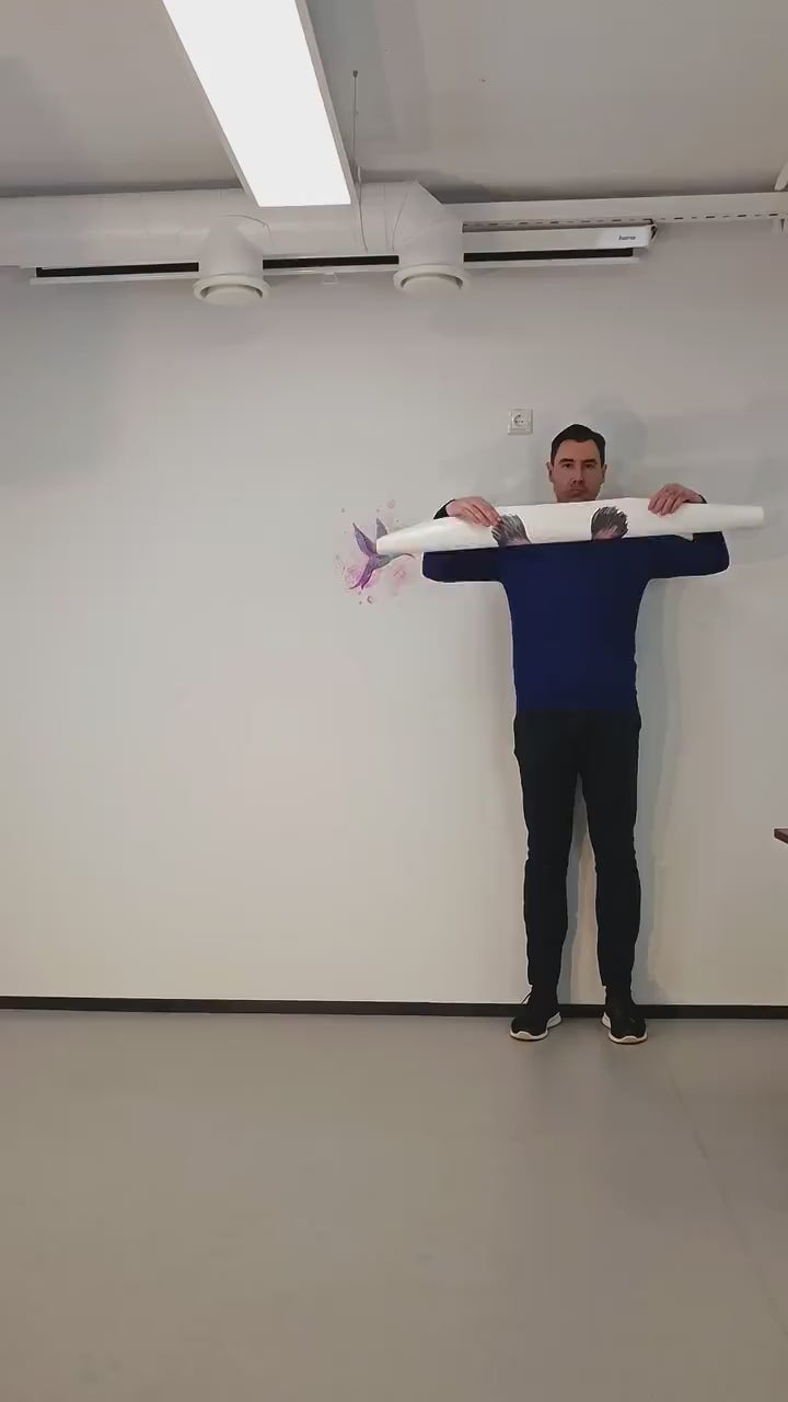 Golden Retriever with Sunglasses Wall Decal - Expressive Watercolor Dog Sticker for Vibrant Room Decor