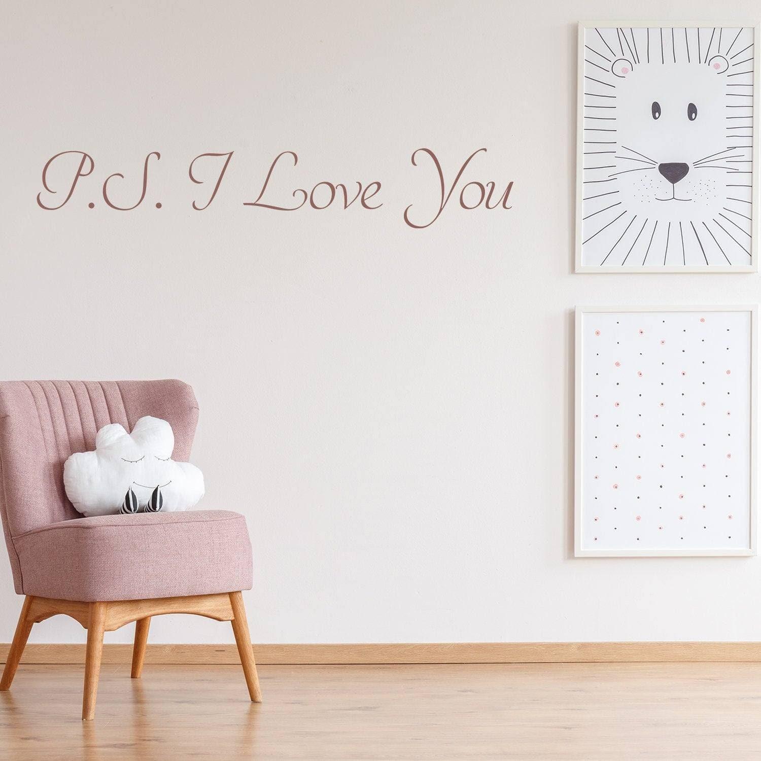 Ps I Love You Wall Sticker - Thumbnail 4