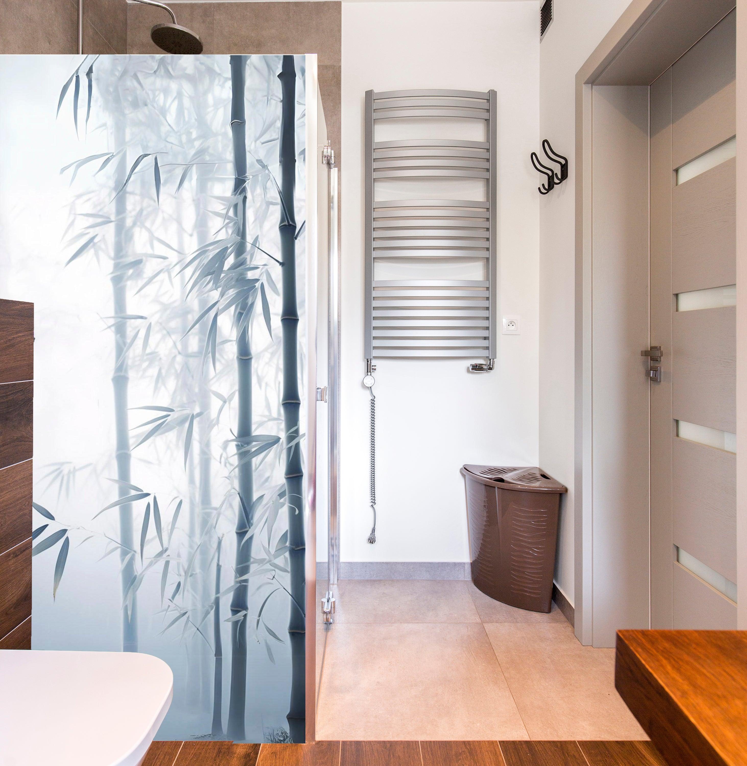 Shower Door Decal Tranquil Bamboo Forest - Thumbnail 3