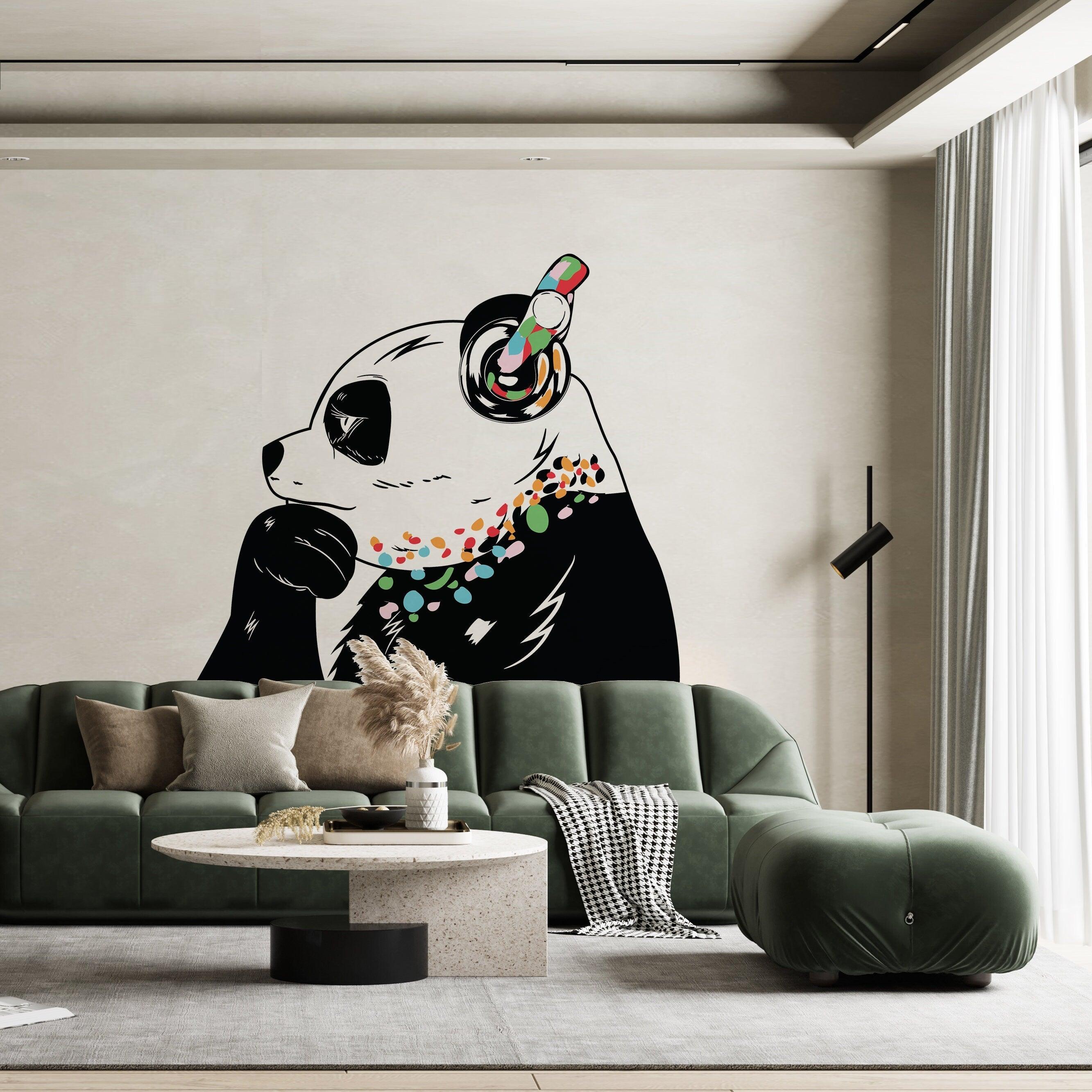 Banksy Panda Street Art Inspired Decal - Thumbnail 5