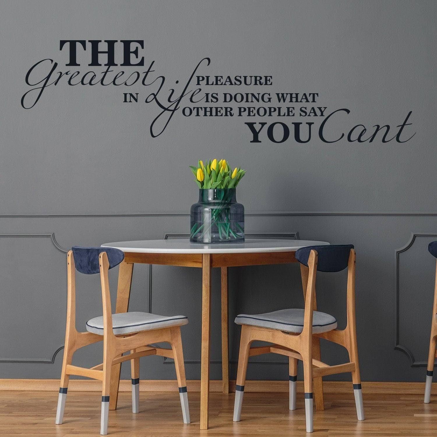 Inspirational Wall Decal - Motivational Quote Vinyl Sticker - Thumbnail 3