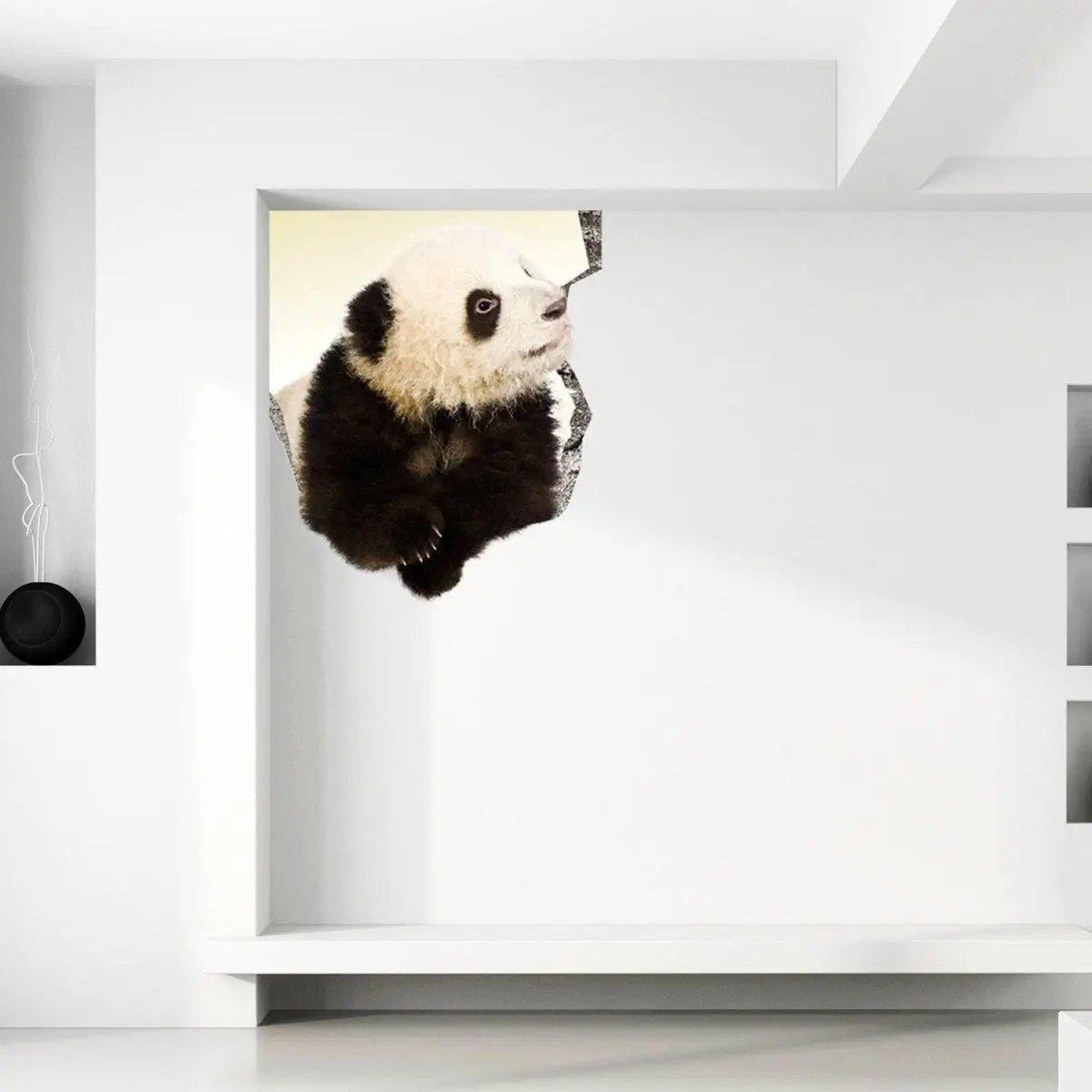 3D Wildlife Porthole Wall Decal - Thumbnail 2