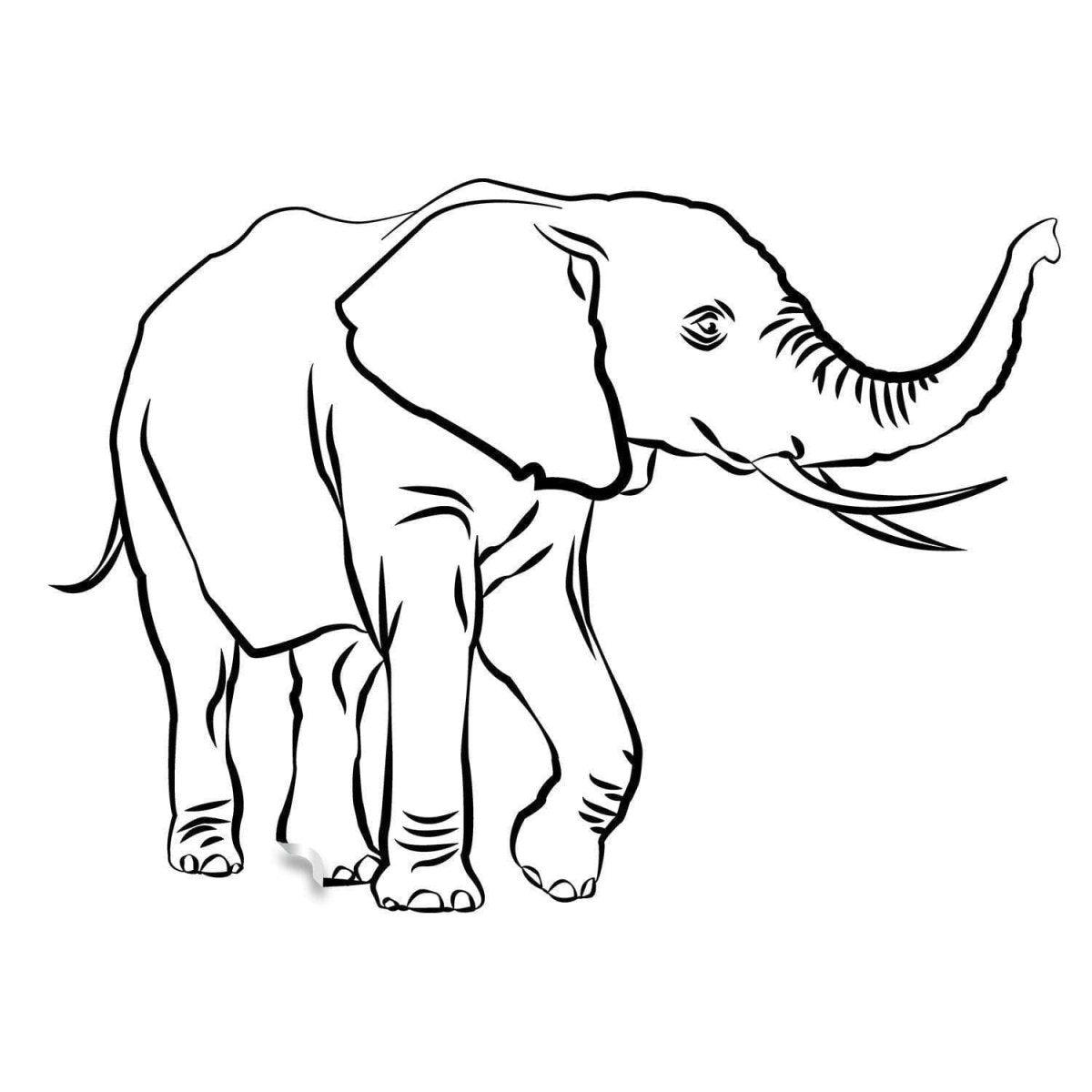 Vinyl Wall Elephant Decals - Thumbnail 5