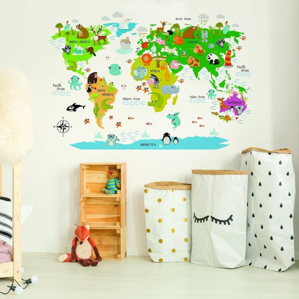 World Explorer Adventure Wall Decal - Thumbnail 2