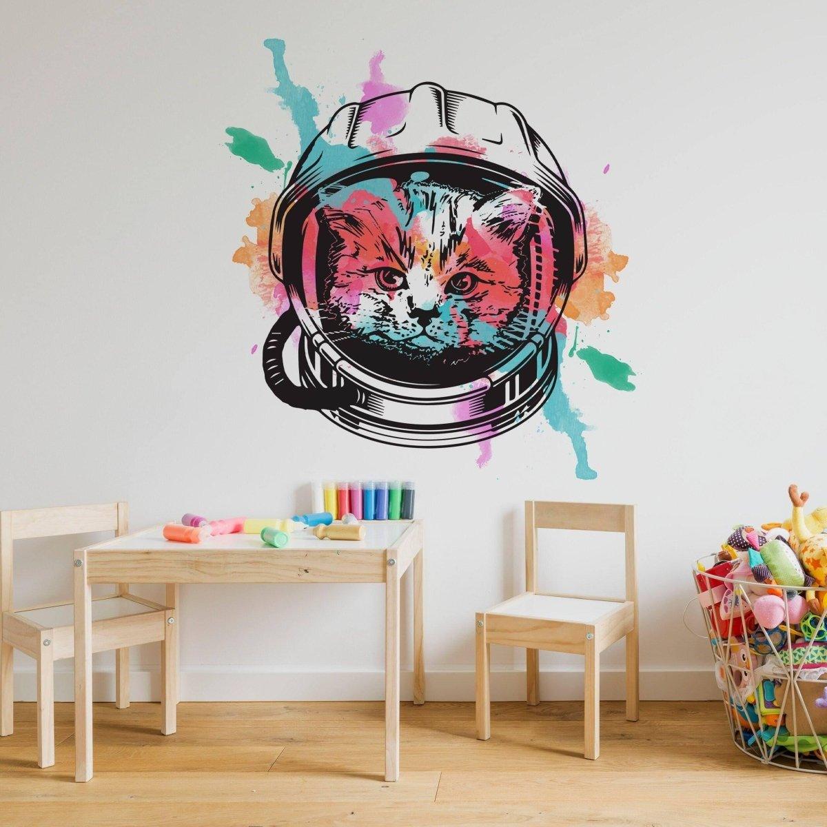 Astronaut Kitty Wall Decal - Thumbnail 2