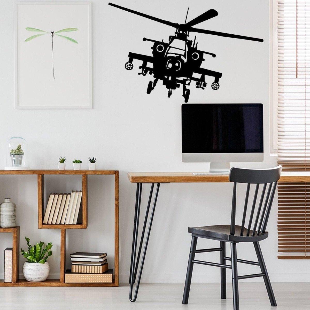 Aviator Dream Helicopter Wall Decal - Thumbnail 3